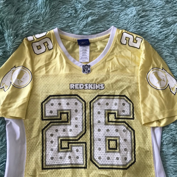 yellow redskins jersey